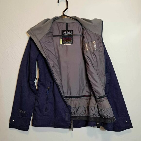 Burton Dryride Purple Da Naang Snowboard Ski Coat Women's Size Small Hooded - Picture 5 of 13